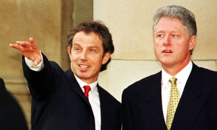 Blair y Clinton en 1998