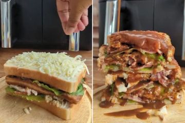 Hice una increíble tostada del Día del Boxeo en mi freidora con todas mis sobras