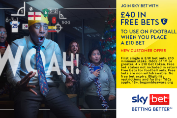 Oferta de registro para la Copa Mundial 2022: obtenga £ 40 APUESTAS GRATIS cuando apueste £ 10 en Sky Bet