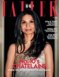 Akshata Murty en la portada de febrero de Tatler 