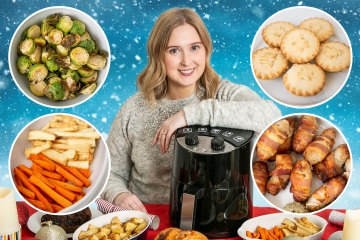 Cociné toda una cena de Navidad en una freidora - Los resultados me sorprendieron