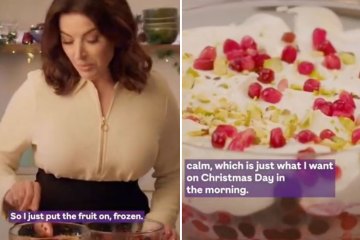 Nigella Lawson divide la opinión con una receta de bizcocho navideño... para el DESAYUNO