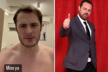 La estrella de EastEnders hereda el vestidor de Danny Dyer