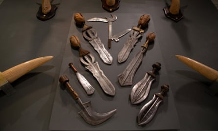 Cuchillos ceremoniales.