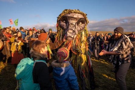 La figura del viejo Crockern, un antiguo espíritu de Dartmoor.