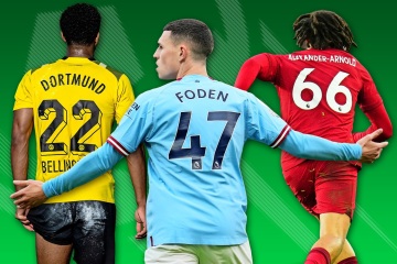 Los fanáticos se están dando cuenta de por qué estrellas como Foden y Bellingham tienen números de kit extraños