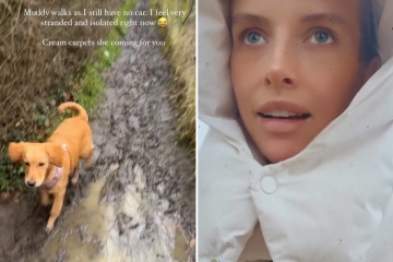 Faye Winter etiquetó a una 'perra sarcástica' seguida en el parque para perros