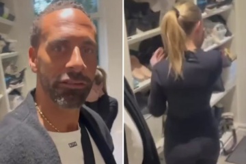 Rio Ferdinand sorprendido cuando Kate rompe a llorar después de regresar de Qatar