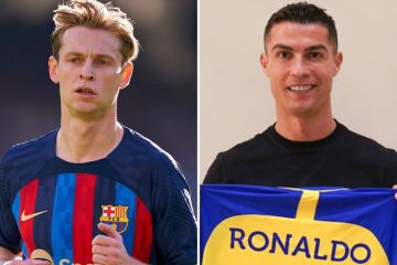 De Jong BOOST y Dubravka se van del United, debut de Ronaldo Al Nassr