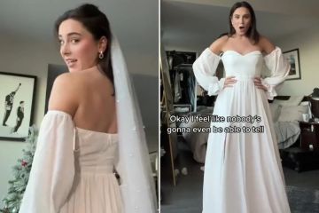 Compré un vestido de novia de £ 80 de Shein - era exactamente lo que quería
