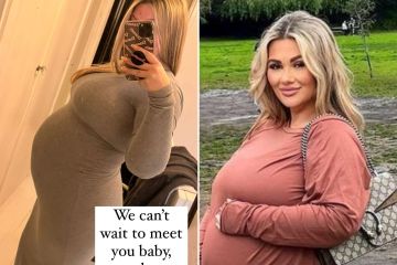 La estrella embarazada de Love Island, Shaughna Phillips, revela su enorme panza 