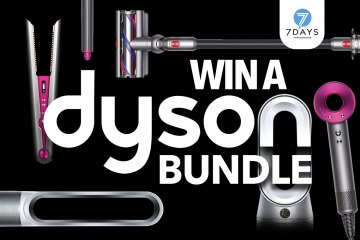 Gana un paquete Dyson que incluye un secador de pelo, una plancha y más por 89p