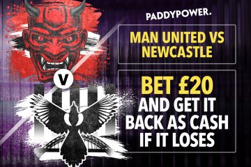 Bono Man Utd vs Newcastle: obtenga EFECTIVO de vuelta si pierde, más 160-1 de propina