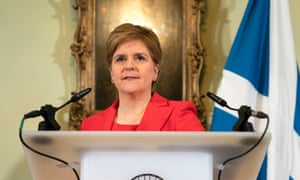 Nicolás Sturgeon.  (Foto de Jane Barlow - Piscina/Getty Images)