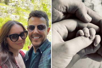 El cantante de Steps, Lee Latchford-Evans, da la bienvenida a su bebé con su esposa Kerry-Lucy