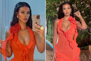 Los fanáticos de Love Island se vuelven locos cuando Maya Jama luce un vestido MUY escotado en la villa