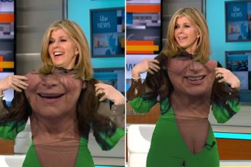 Kate Garraway de GMB quedó con la cara roja mientras sufre un divertido error en vivo
