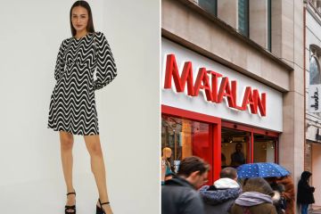 Los compradores de Matalan se apresuran a comprar un vestido de £ 22 que los fanáticos dicen que 'no se arruga'