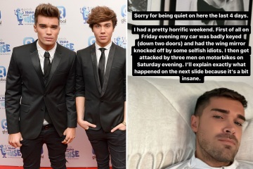 Josh Cuthbert, estrella de Union J, es atacado por tres hombres en motocicletas