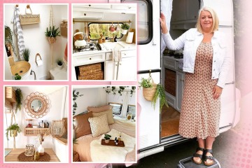 Usé las ofertas de Asda, B&M e Ikea para transformar mi vieja caravana por solo £ 300