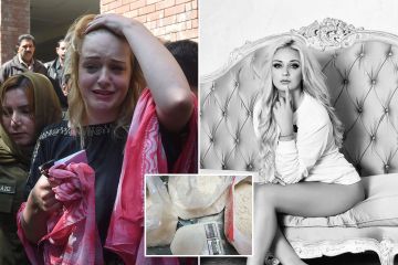 La modelo fue encerrada 