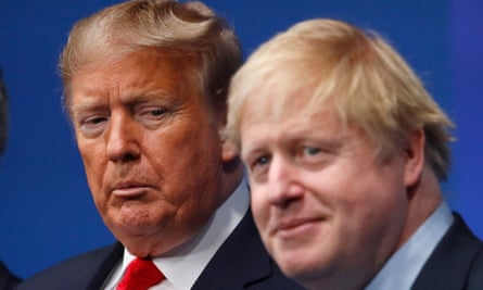 Boris Johnson y Donald Trump