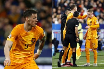 Weghorst es parte del 'mercy sub' durante las eliminatorias holandesas para la Eurocopa en Francia