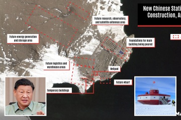 China está construyendo una enorme base antártica que genera temores de vigilancia en Occidente