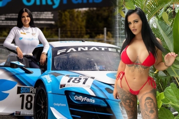 Renee Gracie hace un regreso de pesadilla a las carreras en el auto de OnlyFans