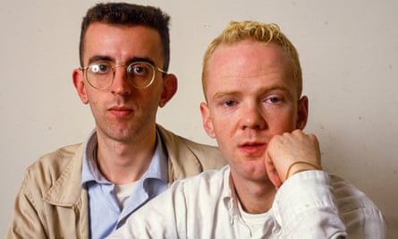 Los comuneros: Richard Coles (izquierda) y Jimmy Somerville en 1985