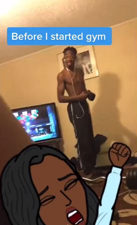 Publicó una serie de imágenes diminutas. 