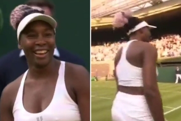 Mira el apretón de manos de Venus Williams SNUB con el árbitro después de la salida de Wimbledon