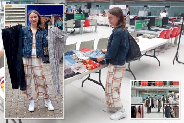 Fui a un intercambio de ropa y obtuve artículos por valor de £ 130 entregando cosas viejas